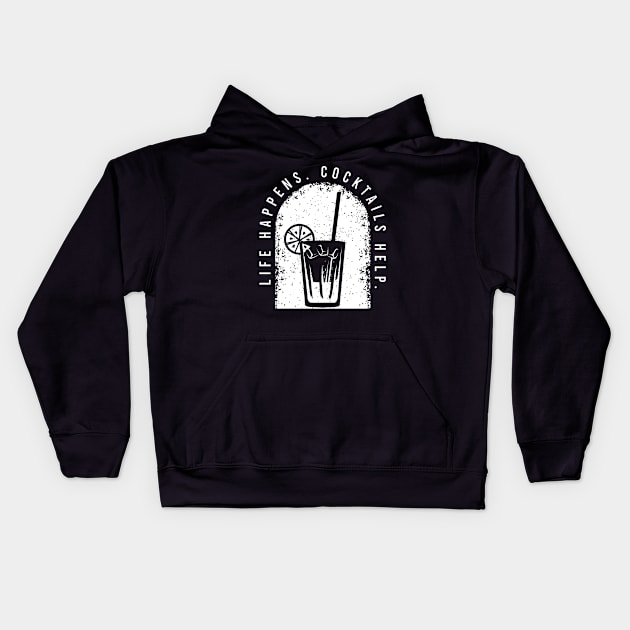 Drinking Gifts and Party Costumes for a Lover of Cocktails Kids Hoodie by AlleyField